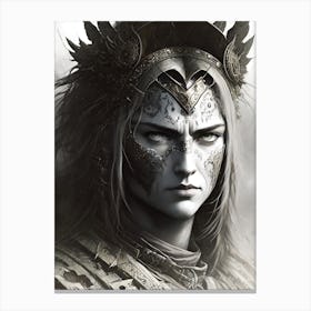 Woman With A Crown Canvas Print