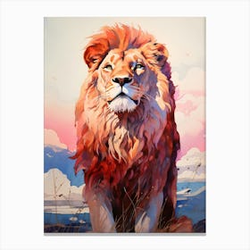 Lion animal Canvas Print