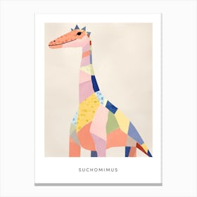 Nursery Dinosaur Art Suchomimus Poster Canvas Print