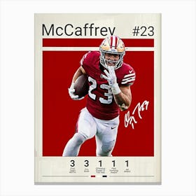 Christian Mccaffrey Canvas Print