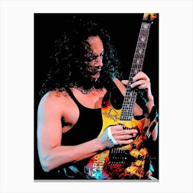 Kirk Hammett metallica band music Canvas Print