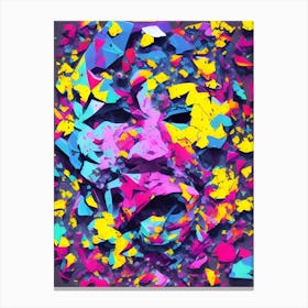 Abstract Face Canvas Print