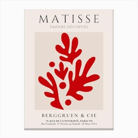 Matisse Papers Deco 7 Canvas Print