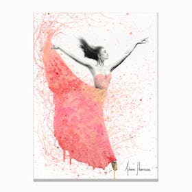 Rose Petal Dance Canvas Print