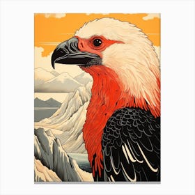 Bird Illustration California Condor 3 Canvas Print