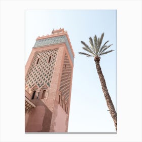 Pink Marrakech View Canvas Print