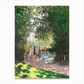 The Parc Monceau (1878), Claude Monet Canvas Print