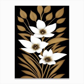 White Bloom Canvas Print