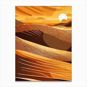 Prisma Of The Desert Sun Canvas Print