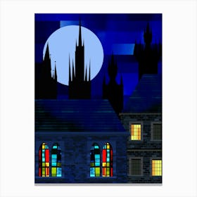 Gothic City Canvas Print