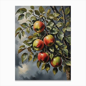 Apples On The Tree Canvas Print