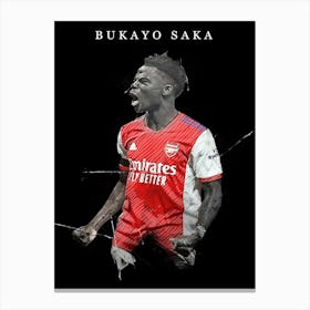 Bukayo Saka Arsenal 1 Canvas Print