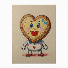 Cookie Valentine Canvas Print