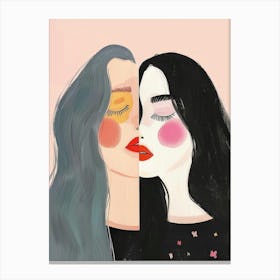 Two Women In Love 6 Canvas Print