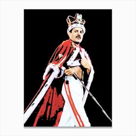 Freddie Mercury queen band music Canvas Print