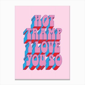 David Bowie Hot Tramp Canvas Print