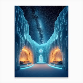 Ice Cave 3 Canvas Print