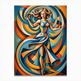 Dancing Girl 30x40in 9000x12000px 10 Canvas Print