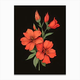 Hibiscus 20 Canvas Print