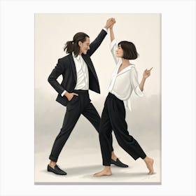 Dancers Canvas Print