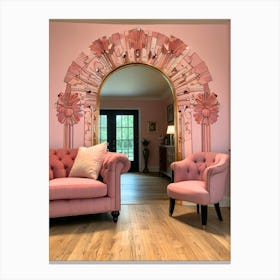 Deco Living Room Canvas Print