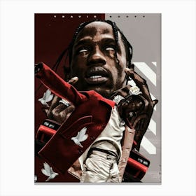 Travis Scott 13 Canvas Print