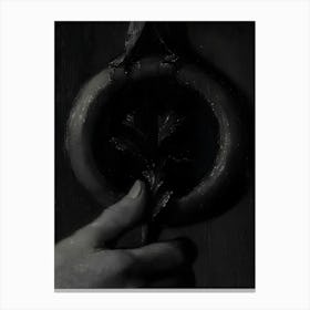 Dark Gothic Doorknob Canvas Print