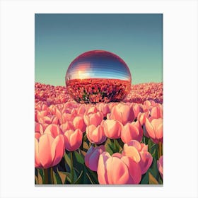 Pink Tulips Canvas Print