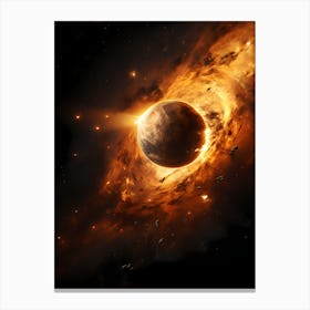 Nasa planet in space Canvas Print