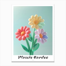 Dreamy Inflatable Flowers Poster Dahlia 2 Canvas Print