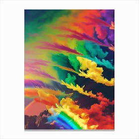 Rainbow In The Sky 12 Canvas Print
