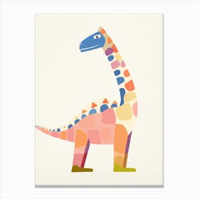 Nursery Dinosaur Art Saltasaurus 1 Canvas Print