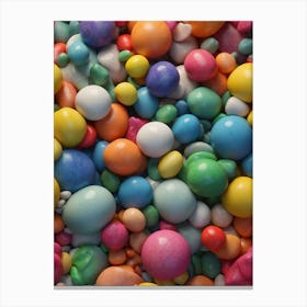 Candy Eggs Canvas Print