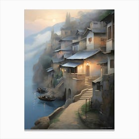 Chinese Village 2 Canvas Print