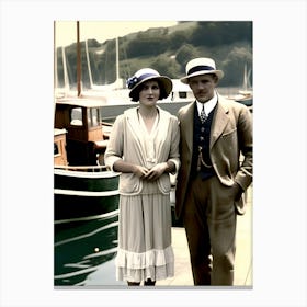 1920s Marina~Reimagined 13 Canvas Print