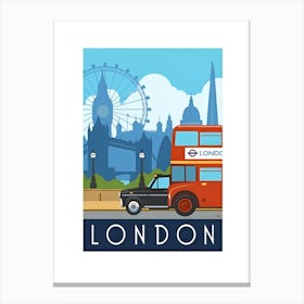 London Bus 1 Canvas Print