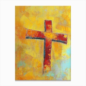 Christian Concept In Handmade Style 1 Canvas Print