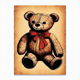 Teddy Bear 3 Canvas Print