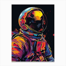 Astronaut In Space Canvas Print