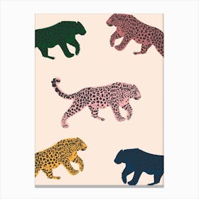 Rainbow Leopard Canvas Print