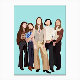 Blossoms Print | Blossoms Band Print Canvas Print