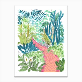 Into The Jungle Canvas Print