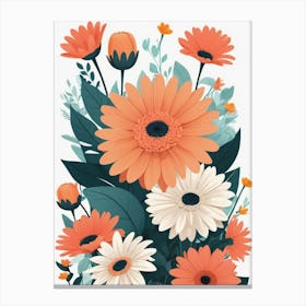 Gerbera Daisies Canvas Print