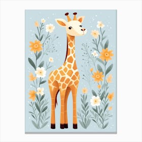 Baby Animal Illustration  Giraffe 3 Canvas Print