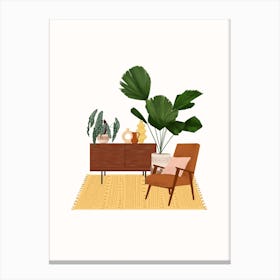 Plant Corner Canvas Print