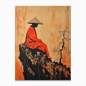 Chinese Monk, Asian Canvas Print