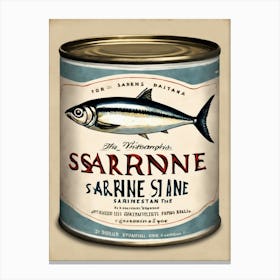 Sardine Sane Canvas Print