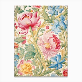 Floral Wallpaper 296 Canvas Print