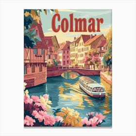 Aihrgdesign A Mid Century Modern Travel Poster For Colmar Sho 8664601c 39eb 4515 Ac5b 88b947abc1c6 0 Canvas Print