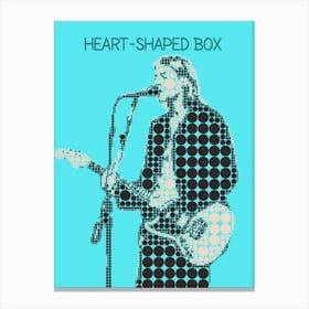Heart Shaped Box Kurt Cobain Canvas Print
